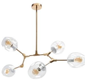 Toolight - Závěsná lampa 5xE27 APP506-5C, zlatá, OSW-08555