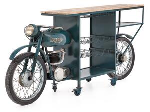 Motorka s vinotékou Montreal (Moderní barová skříňka)