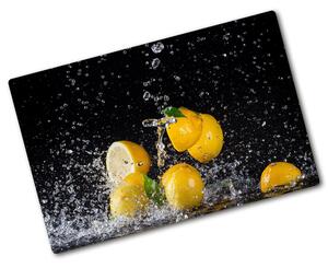Deska na krájení chleba skleněná Citrony a voda pl-ko-80x52-f-64818305