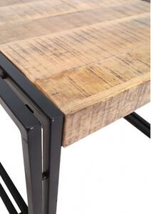 Massive home | Dřevěný konferenční stolek II Adhill industrální styl MH696180