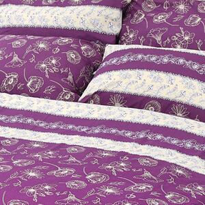 Stanex (Staněk) Ložní povlečení bavlna Stanex purple -poslední 1ks rozměry: 140x200cm + 70x90cm