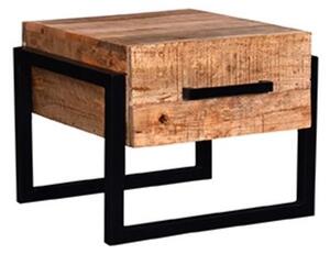 Přírodní mangový konferenční stolek LABEL51 Mondrian 50 cm