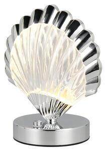 Stolní lampa KUORI chrom/průhledná