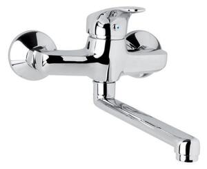 Mereo Mereo, Dřezová nástěnná baterie, Sonáta, s ramínkem plochým rovným 160 mm, chrom, CB30202N