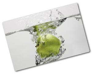 Kuchyňská deska velká skleněná Jablko pod voduo pl-ko-80x52-f-67341164