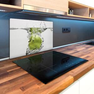 Kuchyňská deska velká skleněná Jablko pod voduo pl-ko-80x52-f-67341164