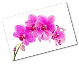Deska na krájení skleněná Růžová orchidej pl-ko-80x52-f-67673367