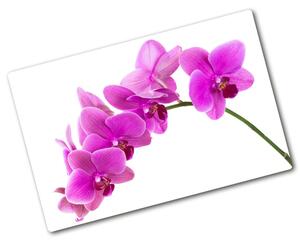 Deska na krájení skleněná Růžová orchidej pl-ko-80x52-f-67691978