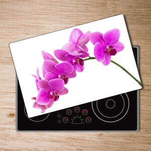 Deska na krájení skleněná Růžová orchidej pl-ko-80x52-f-67691978