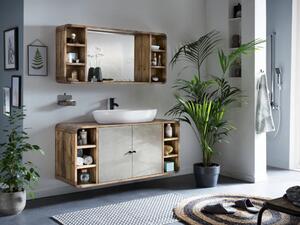 Masivní nábytek do koupelny Colorado III recyklovaná borovice (Nábytek do koupelny dřevo)