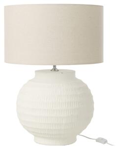 J-line Bílá keramická stolní lampa Terracotta 62 cm