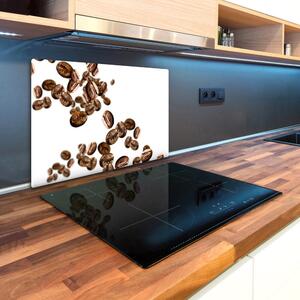 Kuchyňská deska velká skleněná Zrnka kávy pl-ko-80x52-f-68369334