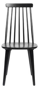 Černá kaučuková jídelní židle Rowico Bolat
