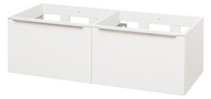 Mereo Mereo, Mailo, koupelnová skříňka 121 cm, bílá, dub, antracit, CN518S