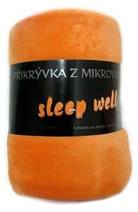 Svitap Deka mikrovlákno Sleep Well oranžová 150x200cm cm