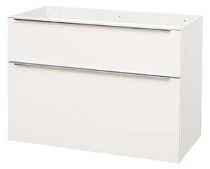 Mereo Mereo, Mailo, koupelnová skříňka 101 cm, bílá, dub, antracit, CN512S