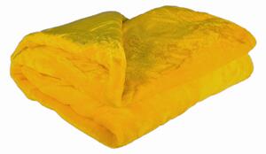 Jahu MyHouse Deka mikroplyš 150 x 200 cm Barva: tmavě žlutá