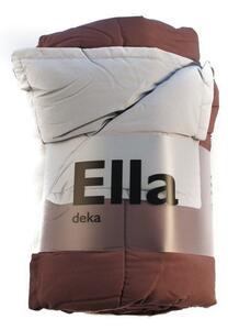 Boma trading Camping deka Ella červená - šedá 150x200 cm