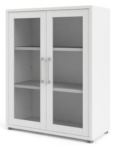 Bílá modulární knihovna 89x113 cm Prima – Tvilum