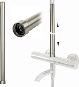 Prodloužení pro vanovou/sprchovou soupravu REA ø 25 mm - 50 cm, nikl kartáčovaný
