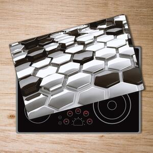 Kuchyňská deska skleněná Abstrakce 3D pl-ko-80x52-f-71084089
