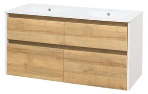 Mereo Mereo, Opto, koupelnová skříňka s keramickým umyvadlem 121 cm, CN933