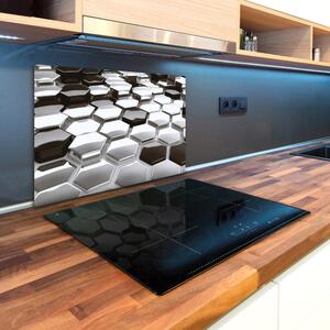 Kuchyňská deska skleněná Abstrakce 3D pl-ko-80x52-f-71084089