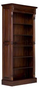 Knihovna mahagon London II 180 cm (Masivní knihovna)