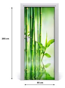 Fototapeta na dveře Bambus ve vodě 85x205 cm