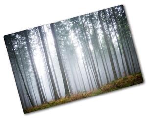 Kuchyňská deska skleněná Mlha v lese pl-ko-80x52-f-74026356