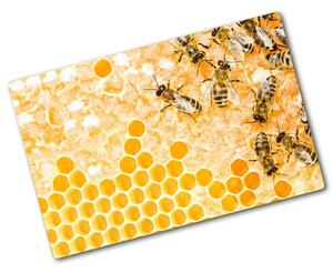 Kuchyňská deska skleněná Pracujíčí včely pl-ko-80x52-f-74378590