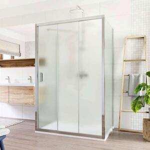 Mereo Mereo, Sprchový kout, Lima, obdélník, čtverec, chrom ALU, sklo Point, CK88612K
