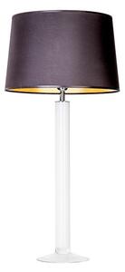 4concepts Designová stolní lampa FJORD WHITE Barva: Černo-bílá