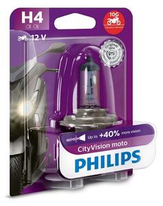 Philips Motožárovka Philips X-TREME CITY VISION MOTO 12342CTVBW H4 P43t-38/55W/12V 3200K P3251