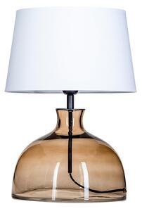 4concepts Designová stolní lampa HAGA TAUPE Barva: Bílá