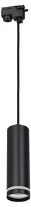 Milagro Lustr na lanku do lištového systému PIPE 1xGU10/25W/230V černá MI1870
