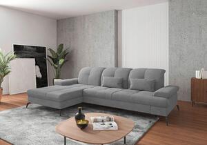 ROHOVÁ SEDAČKA, textil, šedá Sit & More - Sedací soupravy, Online Only