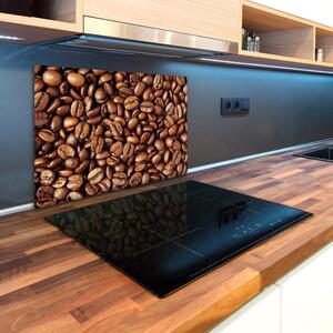 Kuchyňská deska velká skleněná Zrnka kávy pl-ko-80x52-f-77324830