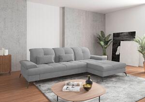 ROHOVÁ SEDAČKA, textil, šedá Sit & More - Sedací soupravy, Online Only