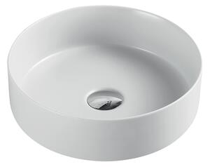 Mereo Mereo, Umyvadlo na desku bez přepadu, 355x120 mm, kulaté, keramické, UC363612C