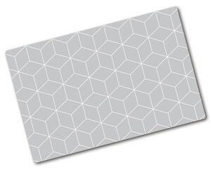 Kuchyňská deska velká skleněná Geometrické pozadí pl-ko-80x52-f-79094648