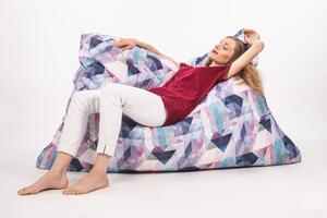Tuli Sofa sedací vak Provedení: Gerda béžová - vzorovaný polyester