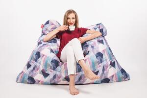 Tuli Sofa sedací vak Provedení: 115 - růžová - polyester bez vnitřního obalu