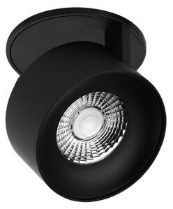 LED2 21507333DT KLIP zápustné bodové svítidlo nastaviteľné LED D77mm 11W/770lm 3000K TRIAC černá, černá