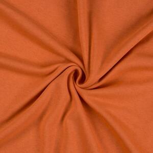 Jersey prostěradlo bavlna Kvalitex 200x220 cm/ 25cm Barva: oranžová