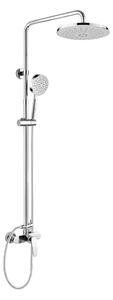 Mereo Mereo, Nástěnná sprchová baterie Eve 150 mm se sprchovou soupravou, ruční a talířovou sprchou o220mm, CBE60104SAE