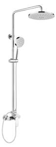 Mereo Mereo, Nástěnná sprchová baterie Viana 150 mm se sprchovou soupravou, ruční a talířovou sprchou o220mm, CBE60104SA