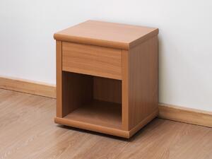 BMB Noční stolek úzký - imitace dřeva Dekor: Buk