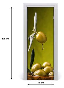 Fototapeta na dveře samolepící oliva z olivek 75x205 cm