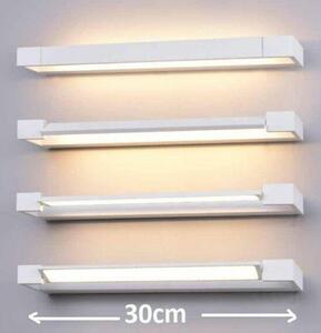 LED Koupelnové nástěnné svítidlo AZzardo Dali 30 4000K white AZ2789 9W 1050lm 4000K IP44 30cm bílé